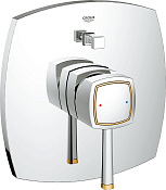 Grohe Grandera Смеситель для ванны с душем, цвет: хром/золото 19920IG0