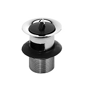 Kludi Донный клапан для раковины, с переливом, цвет: хром 1042705-00