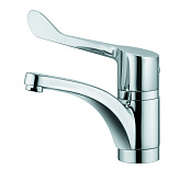 Kludi Medi Care Смеситель для кухни рычажный, длина излива 20 см, цвет: хром 349080524