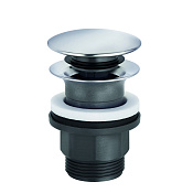 Kludi Донный клапан Click-Clack для раковины, с переливом, цвет: хром 1042605-00