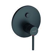 Kludi Bozz Смеситель для ванны встраиваемый, внешняя часть, цвет: черный матовый 386593976