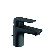 Kludi Pure&Style Смеситель для раковины, c д/к, длина излива 11 см, цвет: черный матовый 403823975