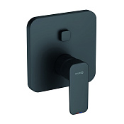 Kludi Pure&Style Смеситель для ванны встраиваемый, внешняя часть, цвет: черный матовый 406593975