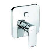 Kludi Pure&Style Смеситель для ванны встраиваемый, внешняя часть, цвет: хром 406590575