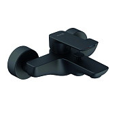 Kludi Pure&Style Смеситель для ванны и душа DN 15 настенный, цвет: черный матовый 406813975