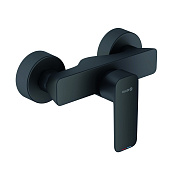 Kludi Pure&Style Смеситель для душа DN 15 настенный, цвет: черный матовый 408413975