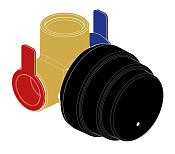 Almar Shut Off Гигиенический душ, внутренняя часть E134004