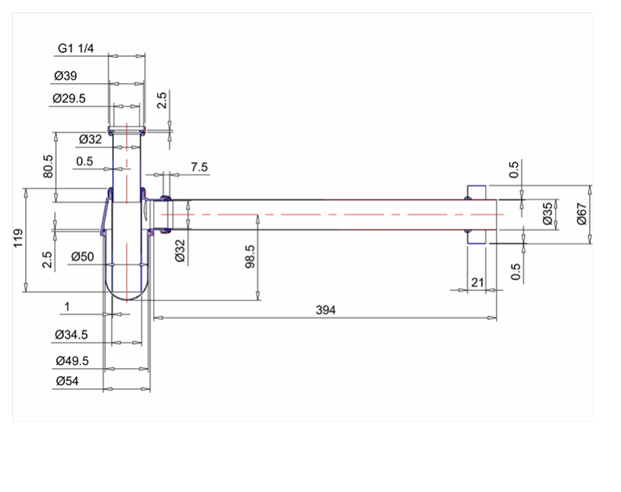 Burlington Traditional Сифон для раковины латунный, традиционый, цвет: хром глянцевый W14/ARCW14 CHR