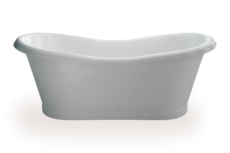 Burlington Admiral Акриловая ванна отдельностоящая 178х89 см, перелив по центру, цвет: белый глянец ET6C
