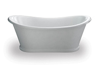 Burlington Admiral Акриловая ванна отдельностоящая 164х70,5 см, перелив по центру, цвет: белый глянц ET5C