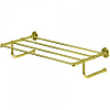 Burlington Gold Полка для полотенец 60х32,3 см, подвесная, цвет: золото глянцевое A46 GOL
