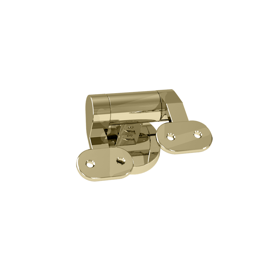 Burlington Петля крышки-сиденья с доводчиком, цвет: золото глянцевое SP813N