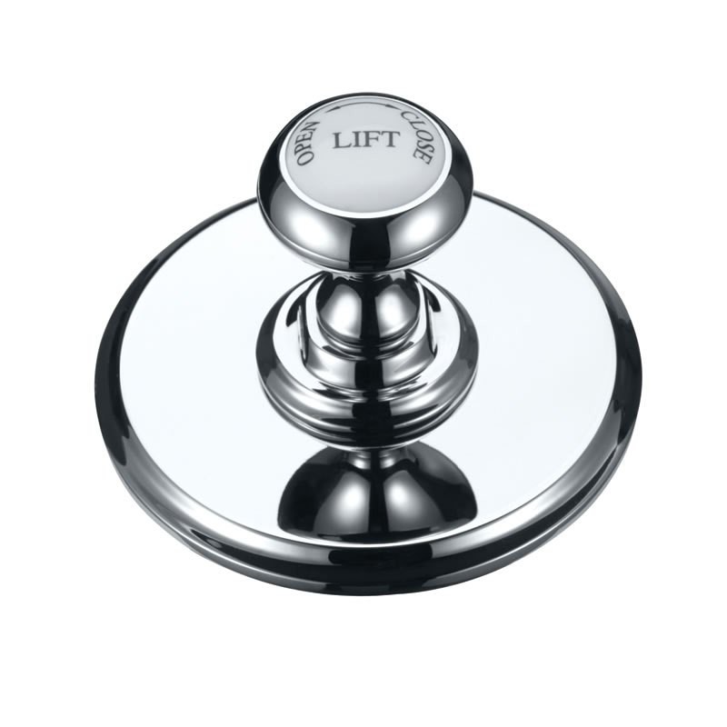 Burlington Скрытый слив-перелив для раковины, цвет: хром глянцевый W9