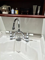 Burlington Скрытый слив-перелив для раковины, цвет: хром глянцевый W9