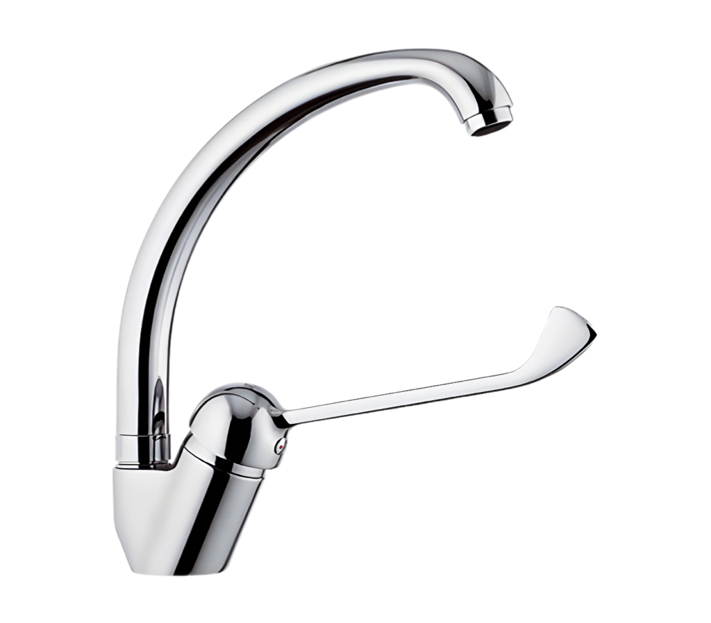 Remer Kiss Смеситель для раковины, без донного клапана, высота излива 24 см, цвет: cromo K42LL