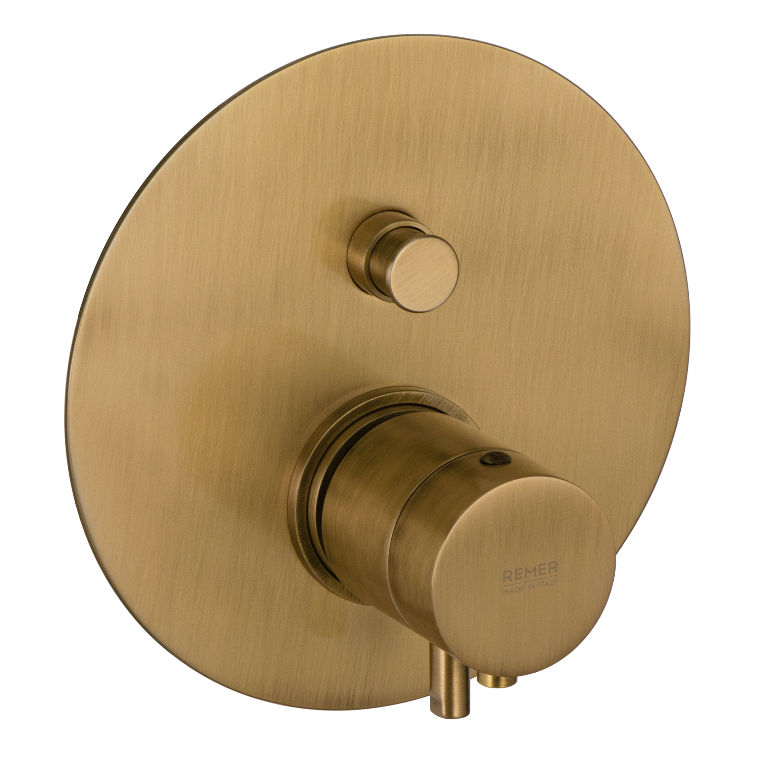 Remer Elegance Термостат для ванны встраиваемый, 2 потребителя, цвет: vecchio ottone NT09VO