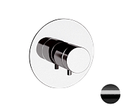 Remer Elegance Термостат для душа встраиваемый, 1 потребитель, цвет: cromo nero spazzolato NT30CFP