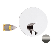 Remer Elegance Термостат для душа встраиваемый, 1 потребитель, цвет: nichel spazzolato opaco NT30KBNPO