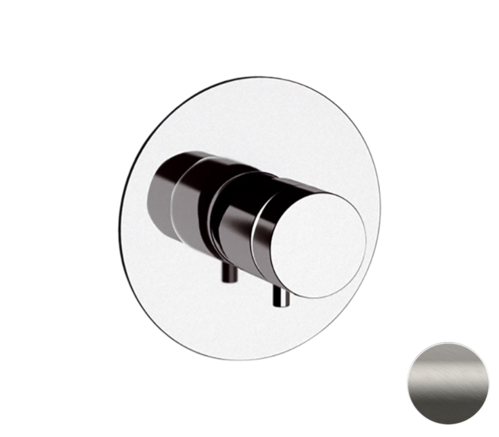 Remer Elegance Термостат для душа встраиваемый, 1 потребитель, цвет: nichel spazzolato opaco NT30NPO