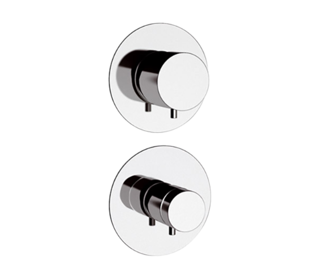 Remer Elegance Термостат для ванны встраиваемый, 5 потребителей, с скрытой частью, цвет: cromo NT95C