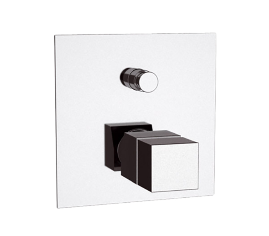 Remer Q-Elegance Термостат для ванны встраиваемый, 2 потребителя, с встраиваемой частью, цвет: cromo QT09