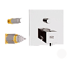 Remer Q-Elegance Термостат для ванны встраиваемый, 2 потребителя, внешняя часть, цвет: bianco opaco QT09KBBO