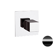 Remer Q-Elegance Термостат для душа встраиваемый, 1 потребитель, цвет: cromo nero spazzolato QT30CFP