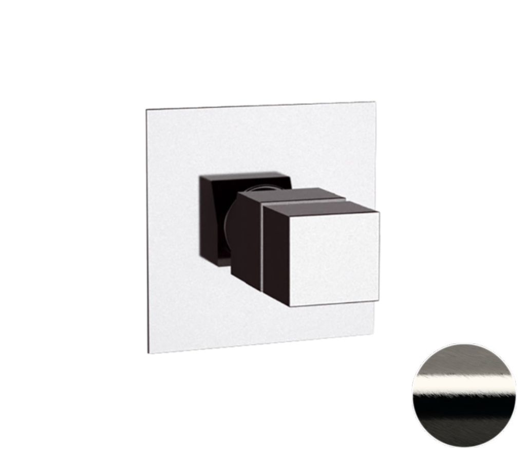 Remer Q-Elegance Термостат для душа встраиваемый, 1 потребитель, цвет: nichel spazzolato QT30NP