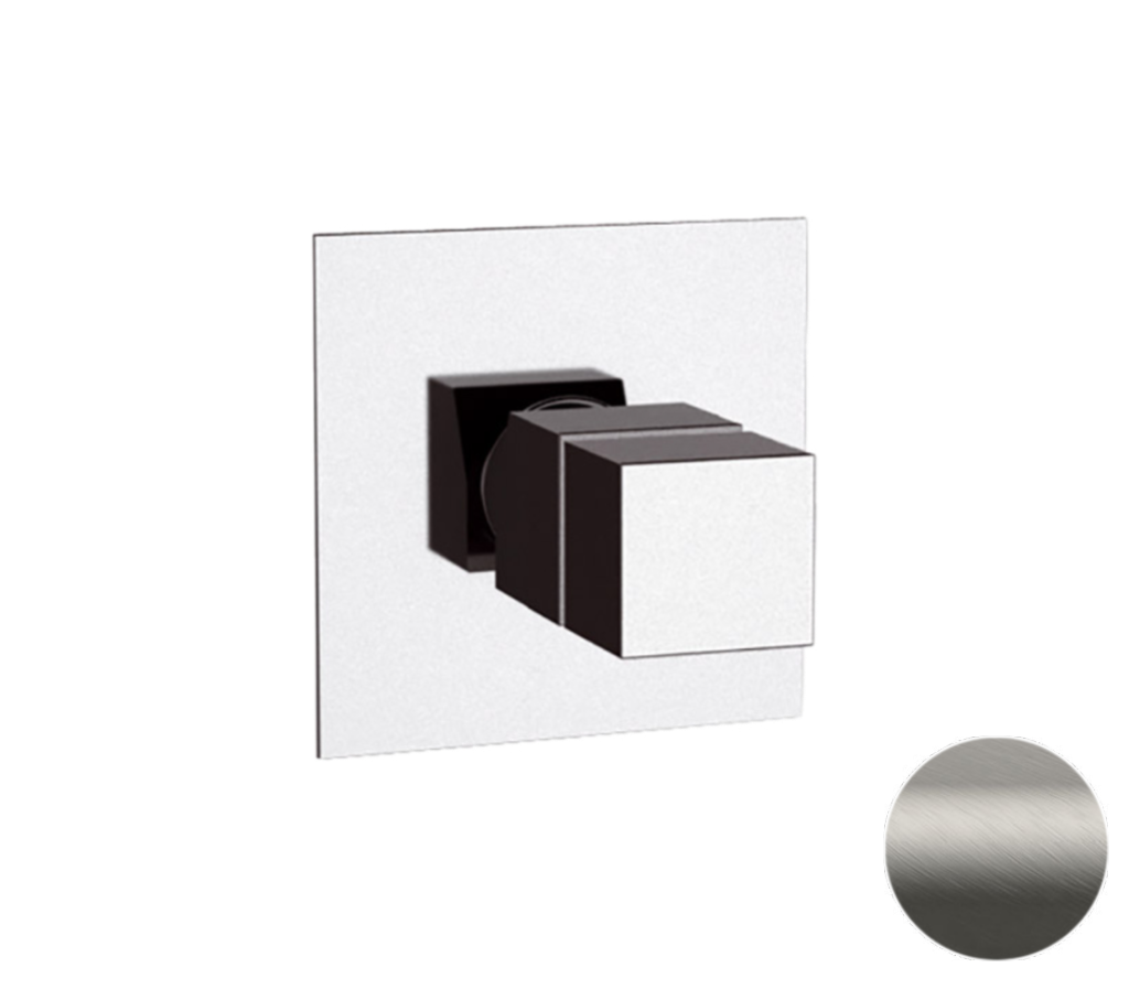 Remer Q-Elegance Термостат для душа встраиваемый, 1 потребитель, цвет: nichel spazzolato opaco QT30NPO