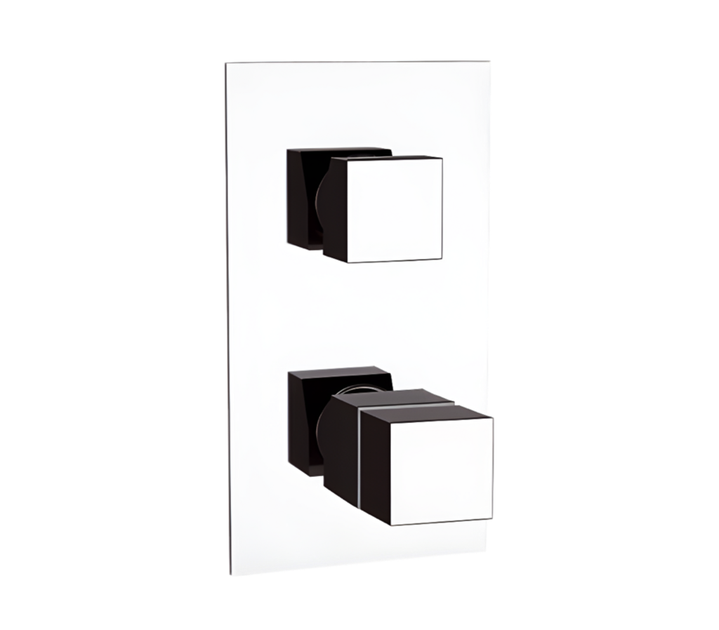 Remer Q-Elegance Термостат для ванны встраиваемый, 3 потребителя, с встраиваемой частью, цвет: cromo QT93