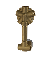 Remer Q-Elegance Термостат для ванны встраиваемый, 4 потребителя, с встраиваемой частью, цвет: cromo QT94