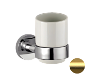 Remer Guest Стакан подвесной, керамический, цвет: oro spazzolato GS15BG