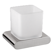 Remer Lounge Стакан подвесной, из матового стекла, цвет: nichel spazzolato LN15NP