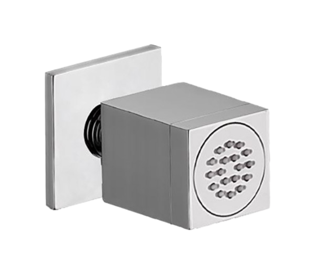 Remer Душевая форсунка бокового душа 4,2 см регулируемая, цвет: cromo Q34JET