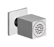 Remer Душевая форсунка бокового душа 4,2 см регулируемая, цвет: cromo Q34JET