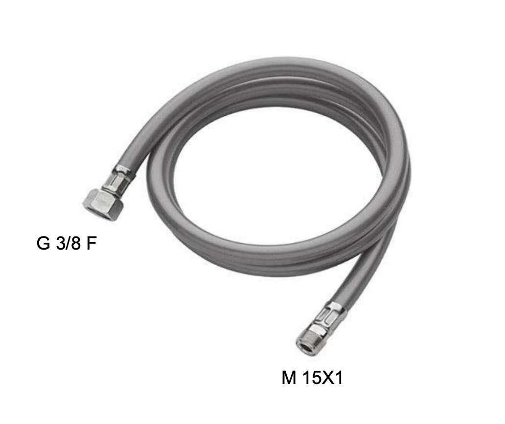 Remer Душевой шланг для вытяжного излива ПВХ 150 см, цвет: cromo K66FL150