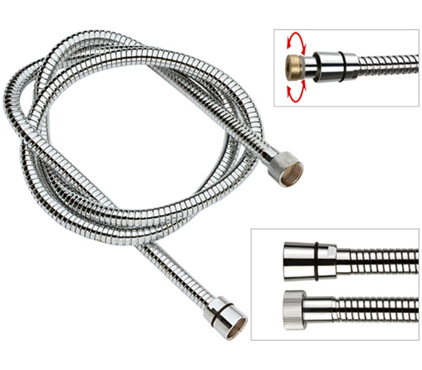 Remer Душевой шланг 120 см, цвет: cromo 333CNDGAT120