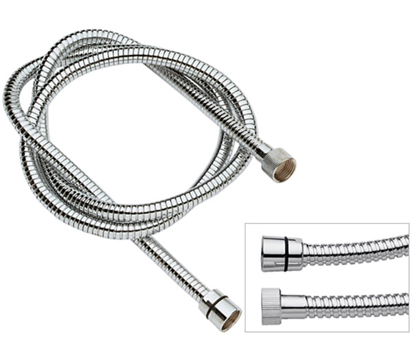 Remer Душевой шланг 120 см, в металлической оплетке, цвет: cromo 333CNES120