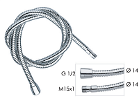 Remer Душевой шланг 150 см, цвет: cromo 333CN1512150