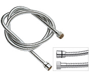 Remer Душевой шланг 200 см, в металлической оплетке, цвет: cromo 333cnes200