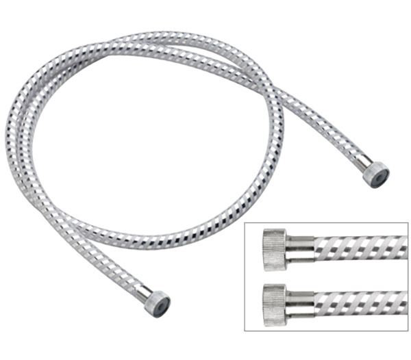 Remer Душевой шланг ПВХ 120 см, цвет: cromo 33212