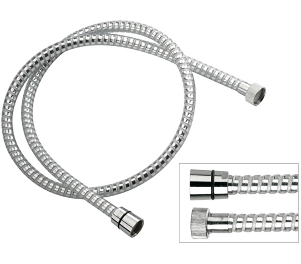 Remer Душевой шланг ПВХ 120 см, цвет: cromo 334CNBC120