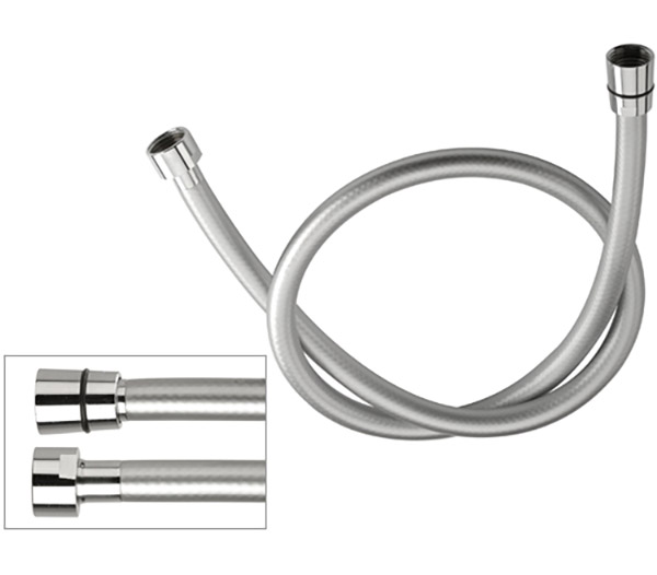 Remer Душевой шланг ПВХ 150 см, цвет: cromo 332CNMTR150