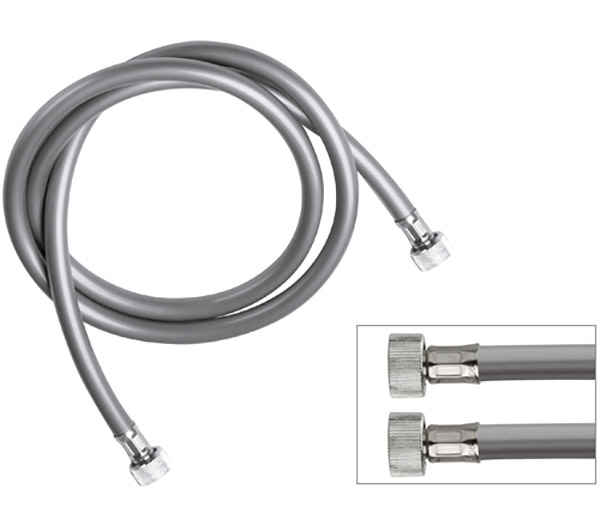 Remer Душевой шланг ПВХ 150 см, цвет: cromo 332mt150