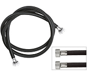 Remer Душевой шланг пвх 150 см, цвет: nero 332NY150