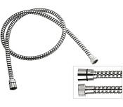Remer Душевой шланг ПВХ 150 см, цвет: cromo 334CNNC150brass
