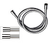 Remer Душевой шланг ПВХ 200 см, цвет: cromo 332cn2g200