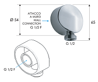 Remer Шланговое подключение, цвет: vecchio ottone 309LVO