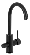 Remer X Style Смеситель для кухни, с независимым каналом для питьевой воды, цвет: nero opaco N792DWNO