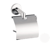 Remer Guest Держатель туалетной бумаги с крышкой, подвесной, цвет: bianco opaco GS60BO